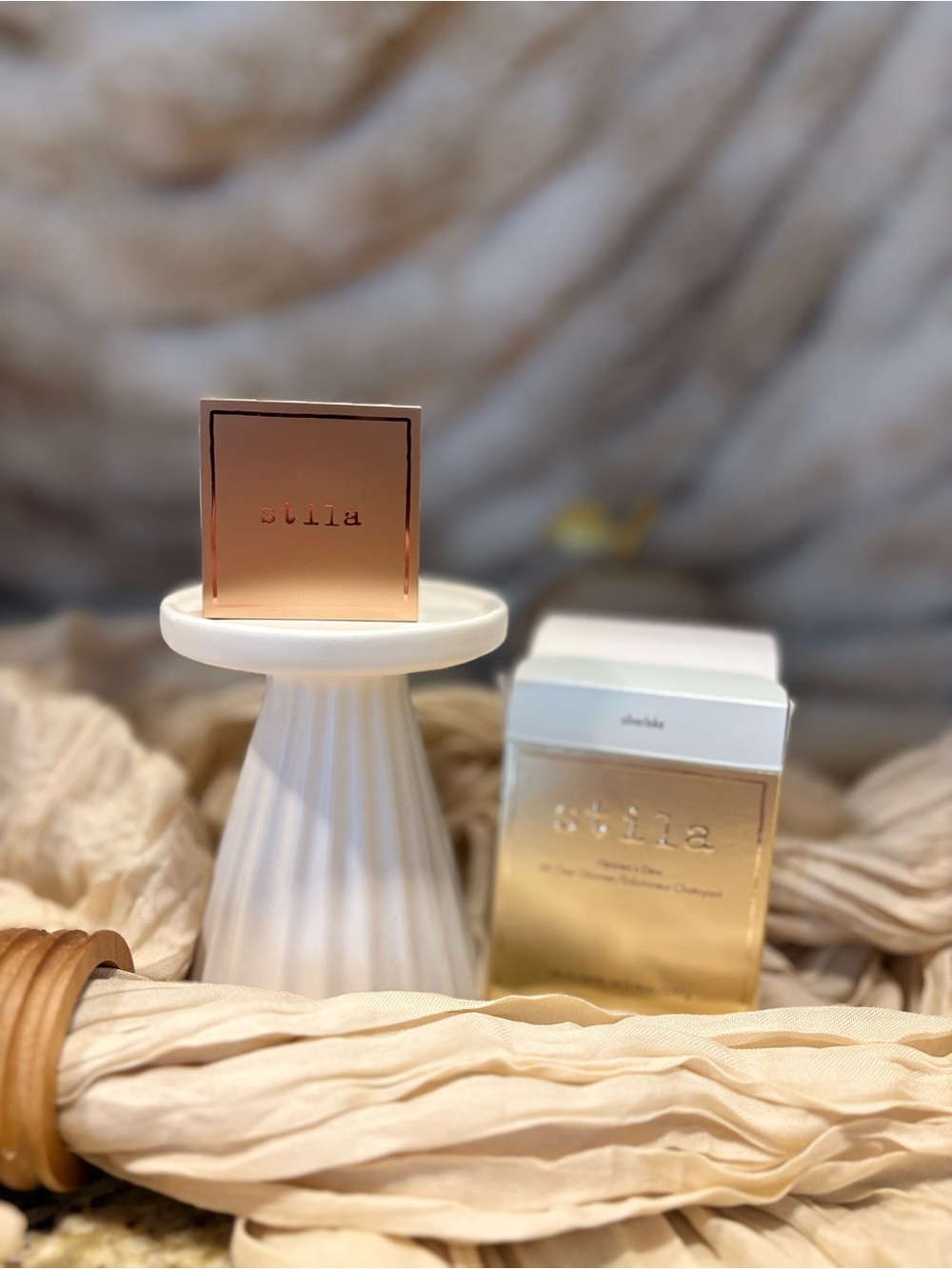 Stila Heavens Dew All Over Glimmer Highlighter Compact - Silverlake